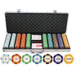 500 piece casino aces poker chip set celebrity sing riverwind casino franklin